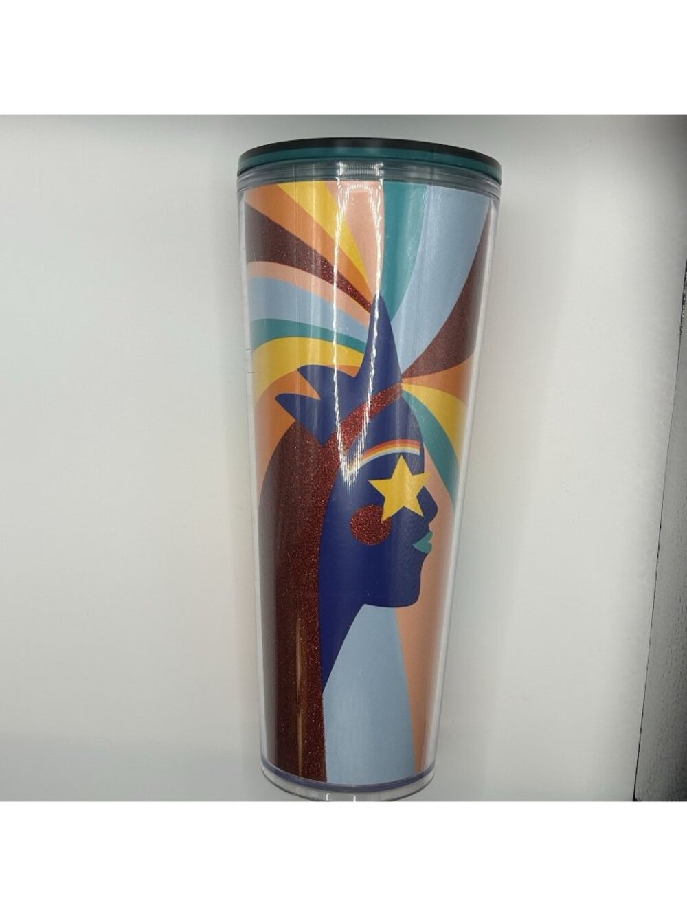 Starbucks Pride Venti Tumbler Siren Cold Cup Rainbow Wave  2020